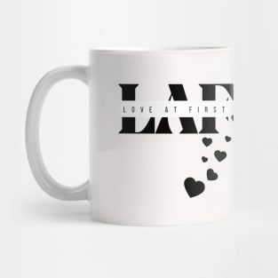 White and Black Love at First Sight Design Mug